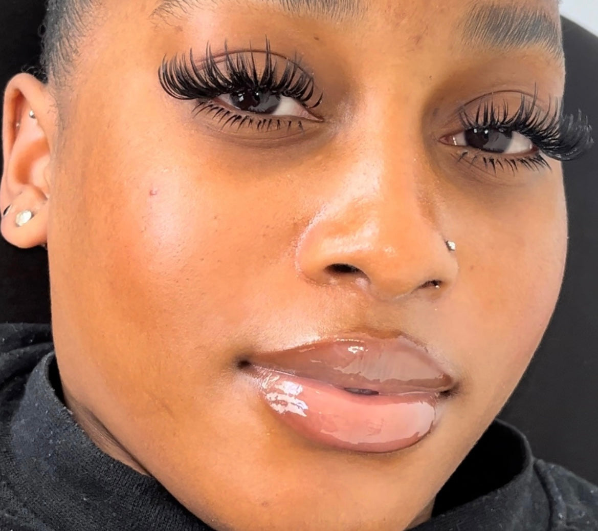 Wet and wispy lash map